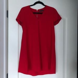 Zara Red A-Line Dress
